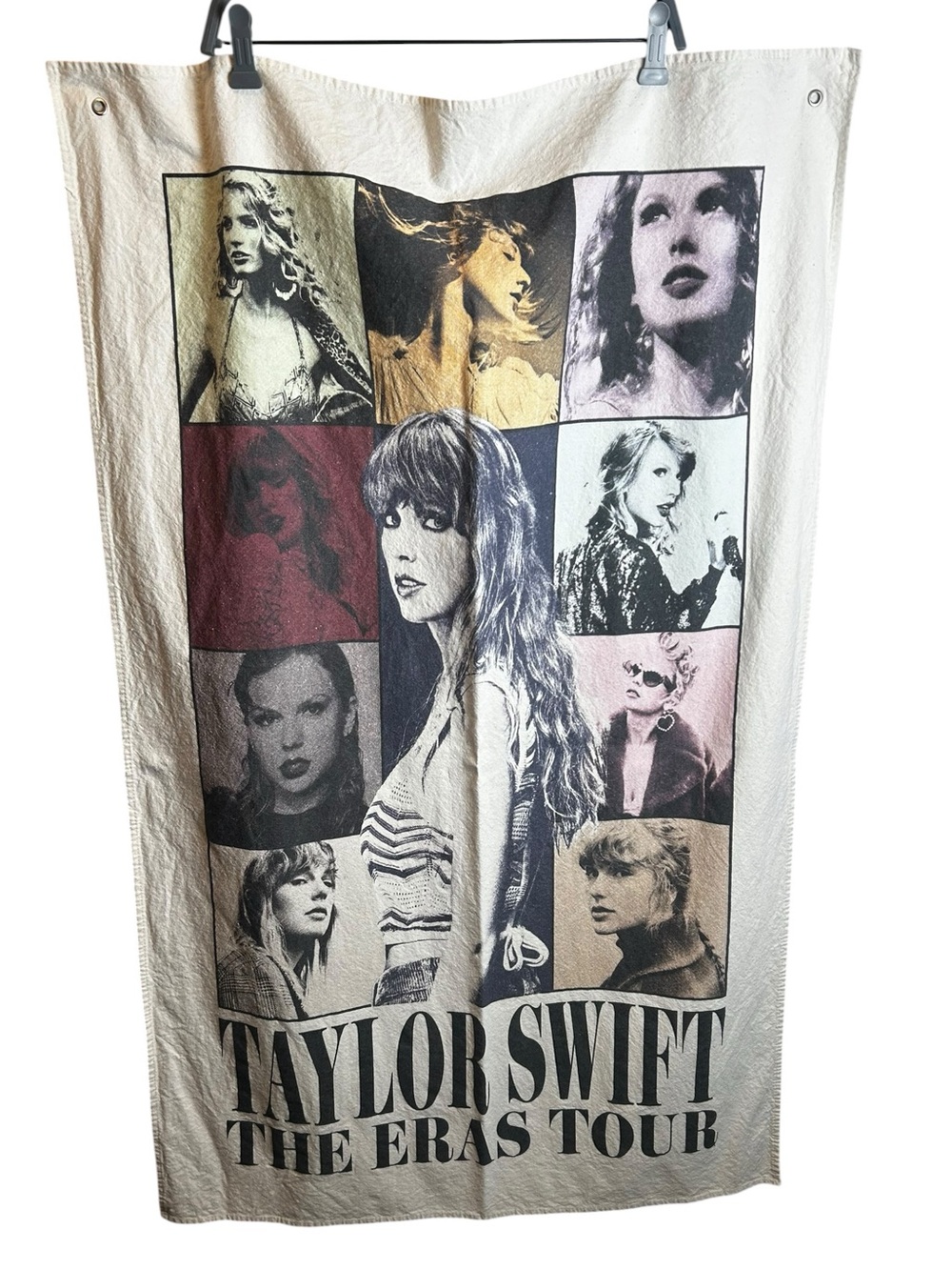 Official Taylor Swift The Eras Tour Canvas Tapestry Wall Hanging Flag Grommets
